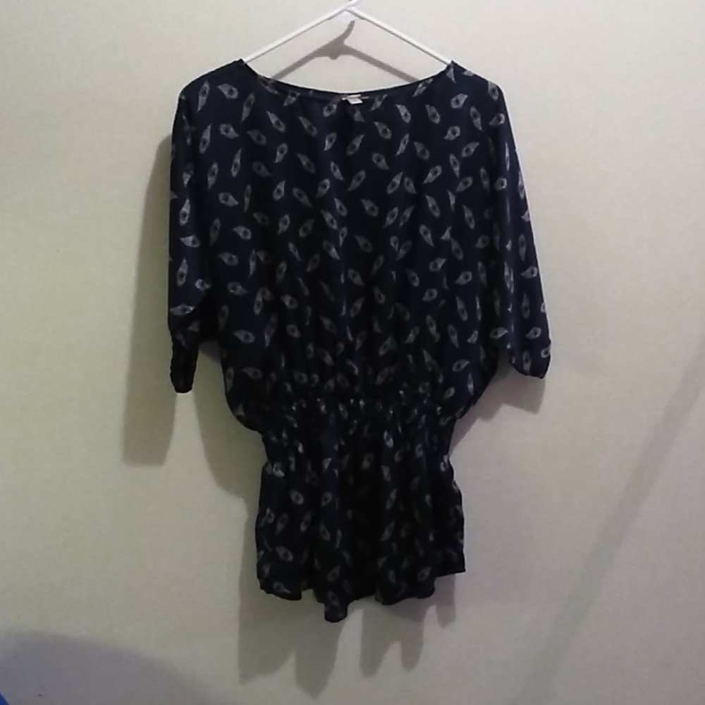 Xhilaration Peacock Blouse
